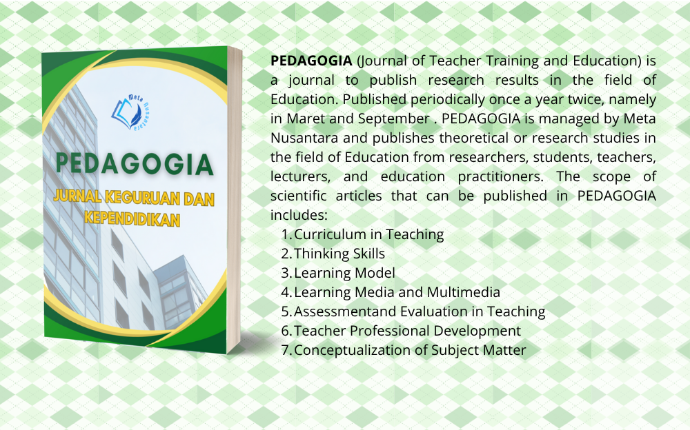 Pedagogia : Jurnal Keguruan dan Kependidikan